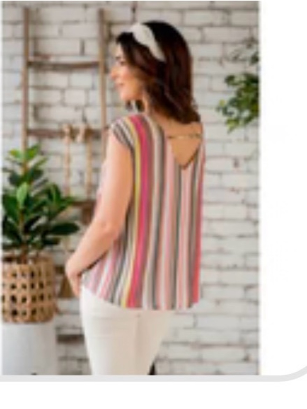 Striped summer top